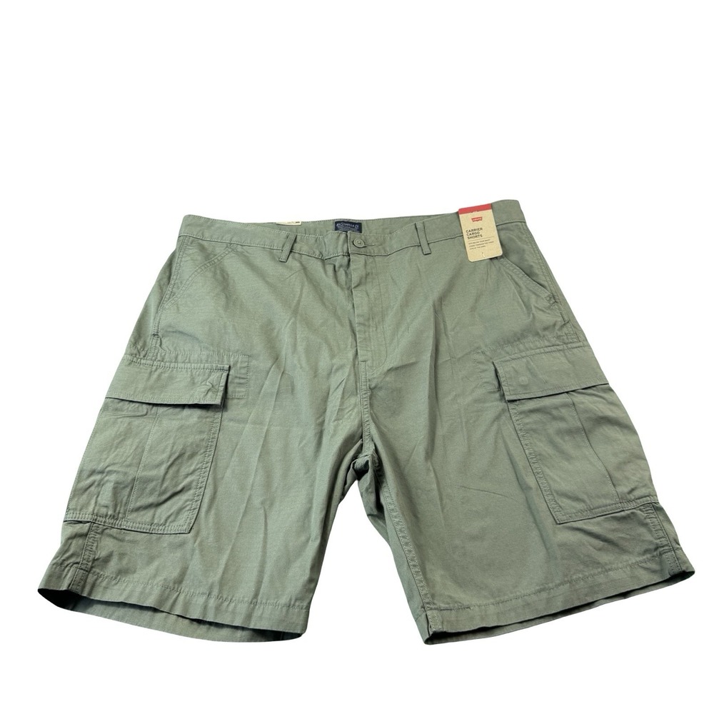 Levis Green Carrier Cotton Cargo Shorts Mens 42 NWT 232510235